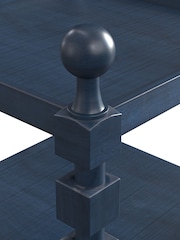 Oka Pure Indigo Huxley Side Table - Image 4 of 6