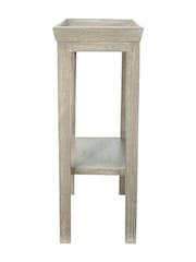 Oka Silver Birch Gustavian Wooden Sofa Side Table - Image 4 of 4