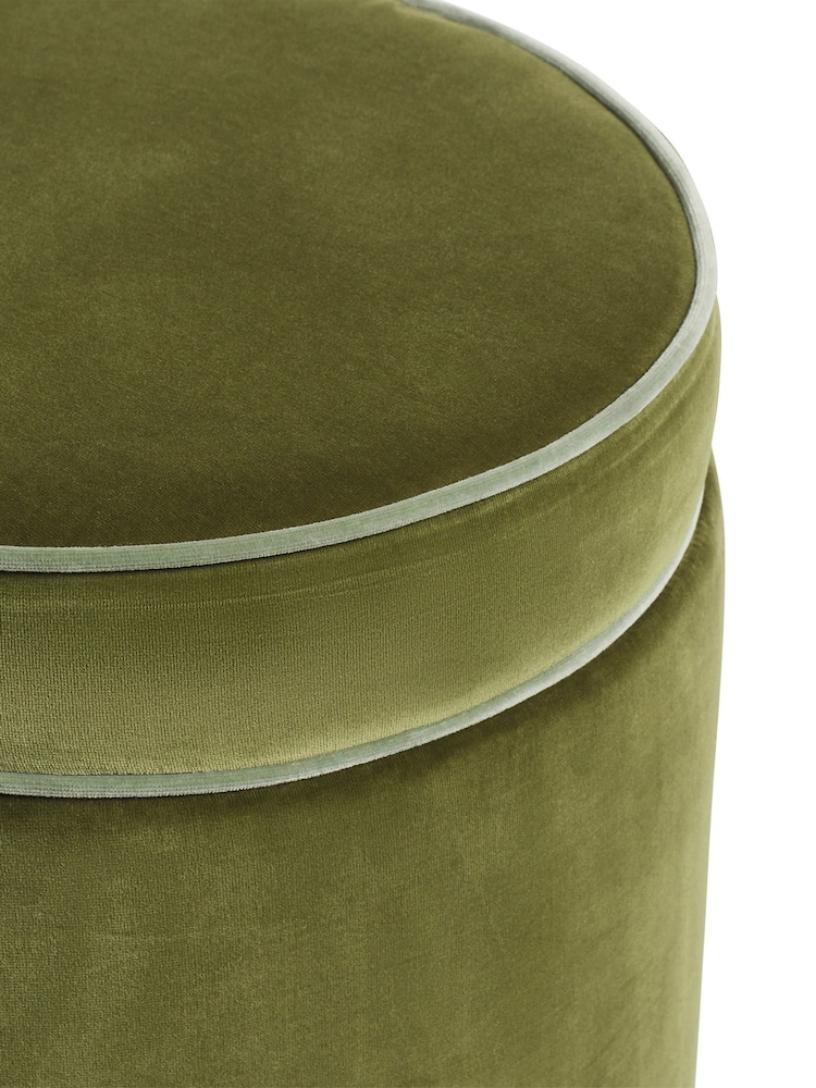 Oka Spruce Samena Ottoman - Image 4 of 4