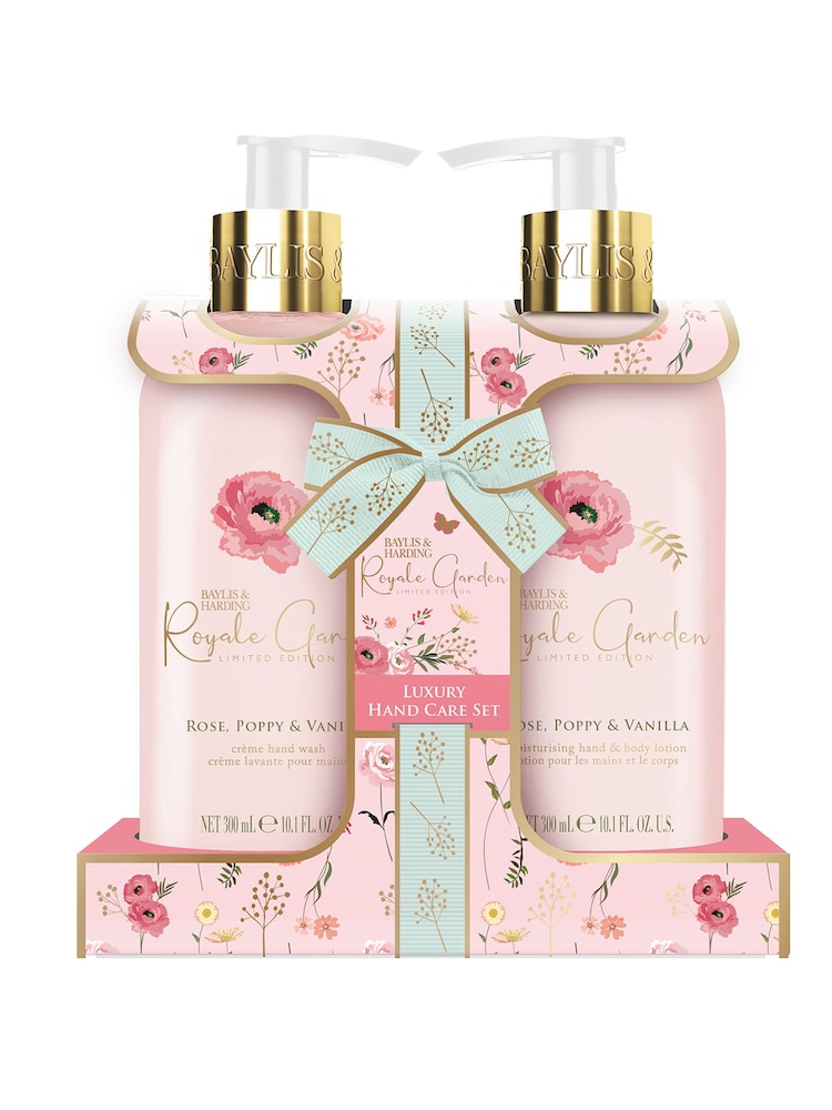 Baylis & Harding Royale Garden Rose, Poppy & Vanilla Luxury Hand Care Gift Set - Image 1 of 5 Baylis & Harding Royale Garden Rose, Poppy & Vanilla Luxury Hand Care Gift Set - Image 1 of 5