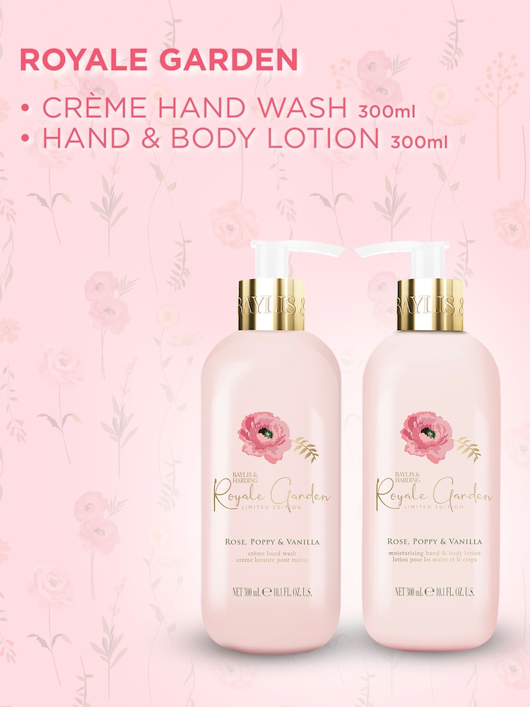 Baylis & Harding Royale Garden Rose, Poppy & Vanilla Luxury Hand Care Gift Set - Image 2 of 5 Baylis & Harding Royale Garden Rose, Poppy & Vanilla Luxury Hand Care Gift Set - Image 2 of 5