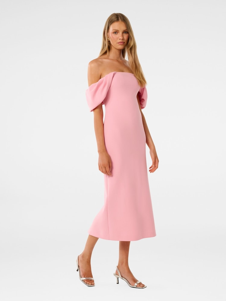 Forever New Jacinta Off Shoulder Bodycon Midi Dress - Bild 4 von 4