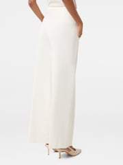 Forever New White Frieda Petite High Waist Wide Leg Pants - Image 2 of 5