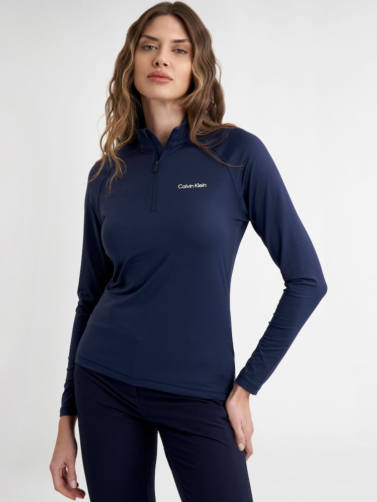 Calvin Klein Golf Dakota Quarter Zip Blouse - Image 1 of 8