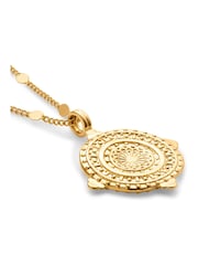 Katie Loxton Gold Tone Happiness Antique Coin Necklace Waterproof - Image 3 of 4