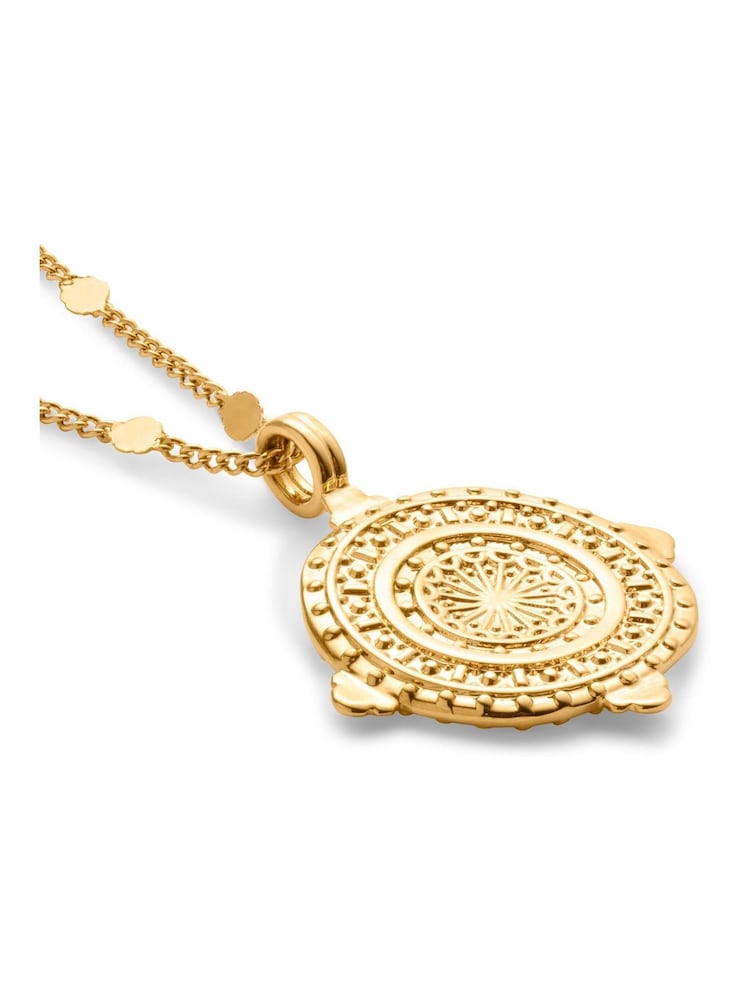 Katie Loxton Gold Plated Happiness Antique Coin Necklace Waterproof - Image 4 of 4 Katie Loxton Gold Plated Happiness Antique Coin Necklace Waterproof - Image 4 of 4