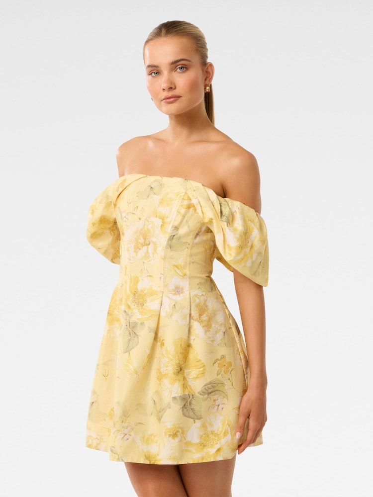 Rochie mini Forever New Jacquie fără umeri - Image 4 of 5