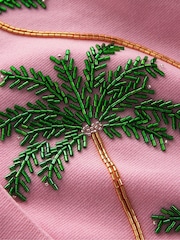 Boden Pink Embellished Cotton Cardigan - Image 7 of 7