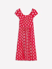 Boden Red Samantha Scoop Jersey Dress - Image 6 of 6