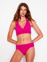 Boden Pink Levanzo Fold Bikini Bottoms - Image 6 of 6