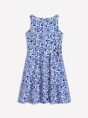 Boden Blue Anya Sleeveless 100% Linen Dress - Image 6 of 6
