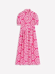 Boden Pink 100% Cotton Alexa Maxi Shirt Dress - Image 6 of 6