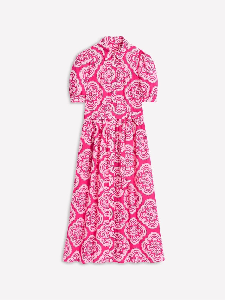 Boden Pink 100% Cotton Alexa Maxi Shirt Dress - Image 6 of 6