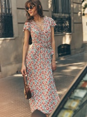 Boden Cream Nicola Jersey Tea Dress - Image 1 of 6