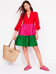 Boden Green Esme 100% Linen Short Dress - Image 2 of 6