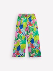 Boden Multi 100% Cotton Nostalgic Frill Trousers - Image 2 of 4