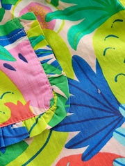 Boden Multi 100% Cotton Nostalgic Frill Trousers - Image 4 of 4