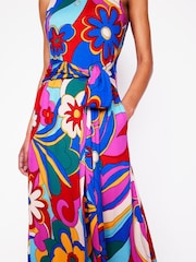 Boden Multi Grown On Tie Trapeze Dress - Image 3 of 6