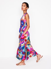 Boden Multi Grown On Tie Trapeze Dress - Image 5 of 6