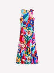Boden Multi Grown On Tie Trapeze Dress - Image 6 of 6