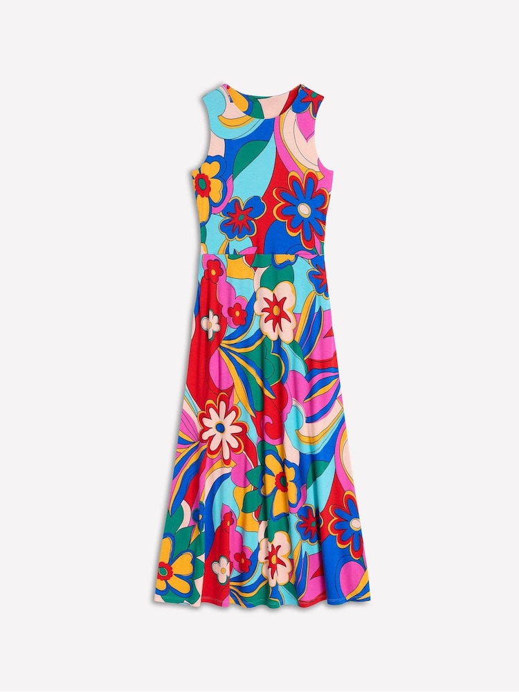 Boden Multi Grown On Tie Trapeze Dress - Image 6 of 6