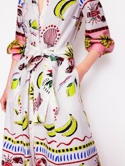 Boden Cream Clara Blend Shirt Dress - Image 3 of 7