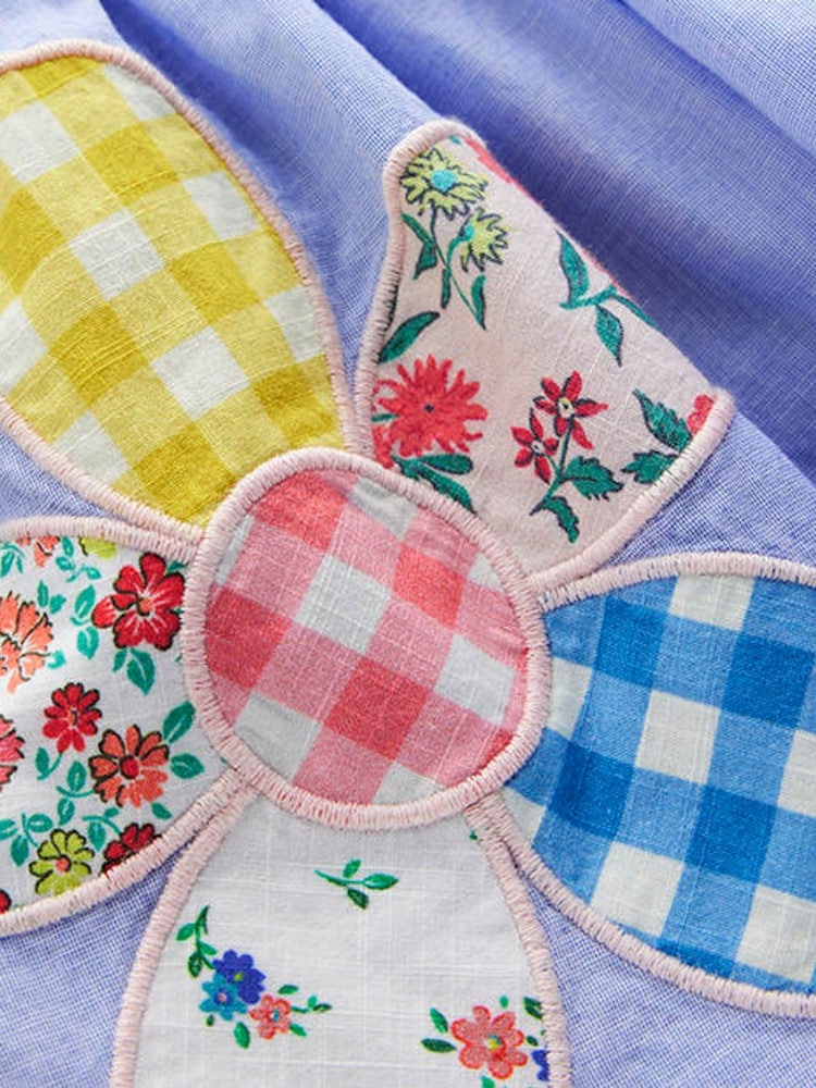 Boden Blue 100% Cotton Madeline Woven Dress - Image 4 of 4 Boden Blue 100% Cotton Madeline Woven Dress - Image 4 of 4