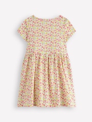 Boden Pink 100% Cotton Heart Pocket Fun Jersey Dress - Image 2 of 3