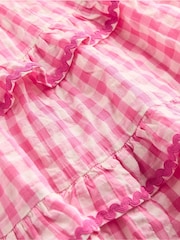Boden Pink 100% Cotton Odette Tiered Woven Sundress - Image 4 of 4