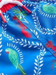 Boden Blue Swim Shorts - Image 4 of 4