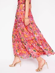 Boden Red Sleeveless Ruffle Dress - Image 5 of 6