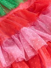 Boden Pink Strawberry Tulle Dress - Image 4 of 4