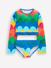 Boden Green Cropped Rash Vest Set - Image 2 of 4