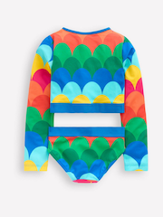 Boden Green Cropped Rash Vest Set - Image 3 of 4