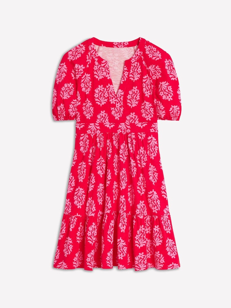 Boden Pink Bolt Piper Short Jersey Dress - Image 5 of 5