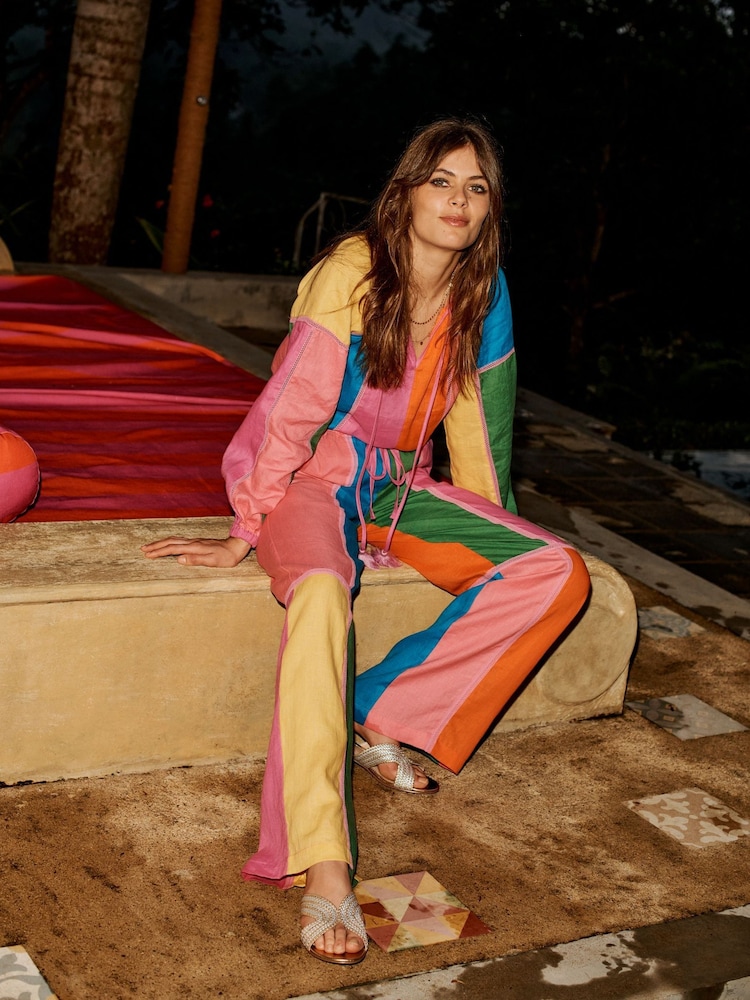 Boden Multi Islington 100% Cotton Trousers - Image 1 of 6