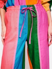 Boden Multi Islington 100% Cotton Trousers - Image 4 of 6