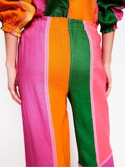 Boden Multi Islington 100% Cotton Trousers - Image 5 of 6