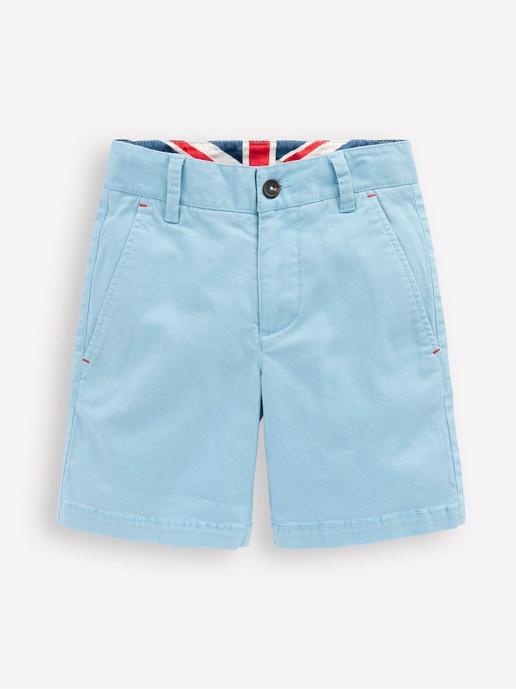 Boden Blue Classic Chino Shorts - Image 1 of 3 Boden Blue Classic Chino Shorts - Image 1 of 3