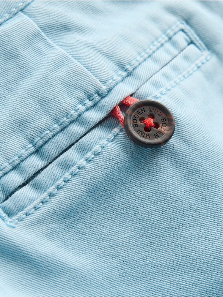 Boden Blue Classic Chino Shorts - Image 3 of 3 Boden Blue Classic Chino Shorts - Image 3 of 3