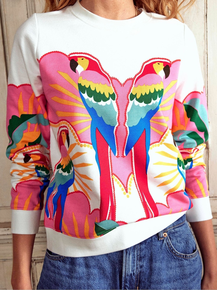 Boden 100% Baumwolle Hannah Bedrucktes Sweatshirt - Bild 2 von 5 Boden 100% Baumwolle Hannah Bedrucktes Sweatshirt - Bild 2 von 5