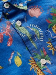 Boden Blue Dark Shirt - Image 4 of 4