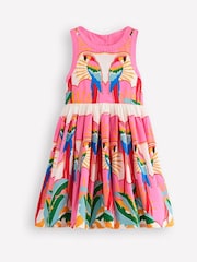 Boden Green Harlow Back Detail 100% Cotton Dress - Image 2 of 4