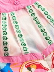 Boden Green Harlow Back Detail 100% Cotton Dress - Image 4 of 4