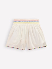Boden Cream Pull-On Shorts - Image 2 of 4