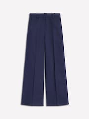 Boden Blue Wide Flare Trousers - Image 6 of 6