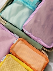 Set of 6 Pastel Luggage Packing Cubes - Image 2 of 4