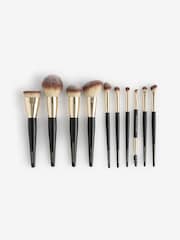 10 Piece Makeup Brush Set with Travel Bag - Image 1 of 2