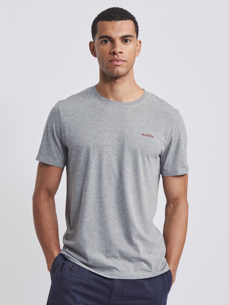 Aubin Grey Askern T-Shirt - Image 1 of 1