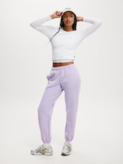 Cotton On Purple Plush Essential Gym Joggers - Image 1 of 4